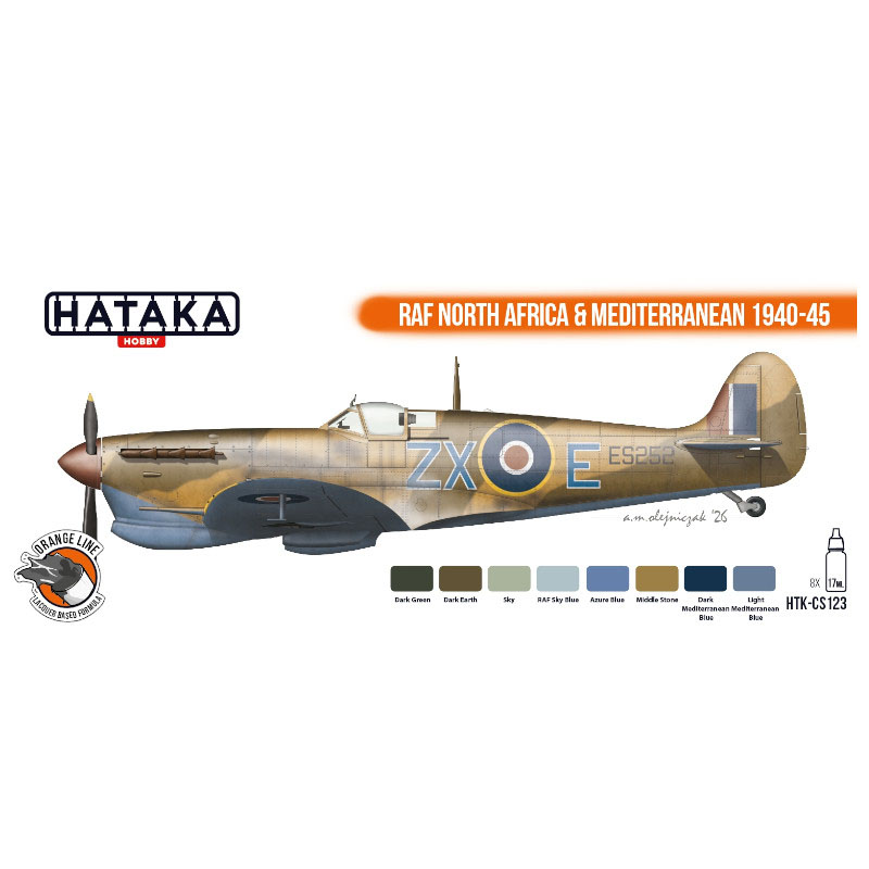 Hataka RAF North Africa & Mediterranean 1940-45 Set (Orange Line) Hataka RAF North Africa & Mediterranean 1940-45 Set (Orange Line)