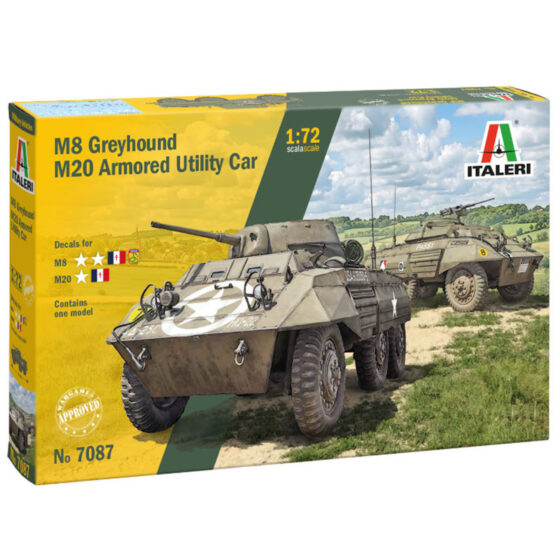 Italeri M8 Greyhound / M20 (1/72) 7087 Italeri M8 Greyhound / M20 (1/72) 7087
