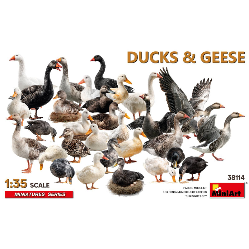MiniArt Ducks & Geese (1/35) 38114 MiniArt Ducks & Geese (1/35) 38114