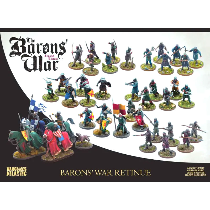 Wargames Atlantic The Barons' War Retinue (28mm) WAAAC012 Wargames Atlantic The Barons' War Retinue (28mm) WAAAC012