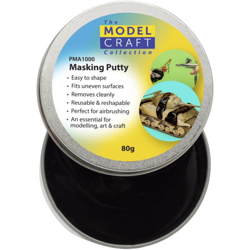 Modelcraft Camouflage Masking Putty (80g) PMA1000 Modelcraft Camouflage Masking Putty (80g) PMA1000
