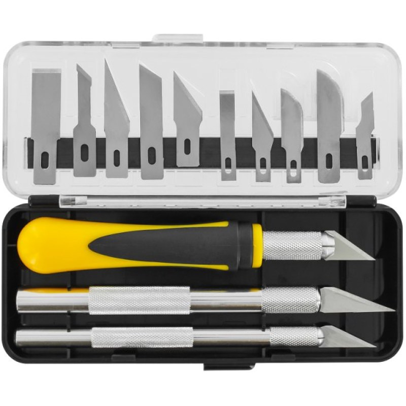 Modelcraft 16-Piece Precision Craft Knife Set PKN3305/S Modelcraft 16-Piece Precision Craft Knife Set PKN3305/S