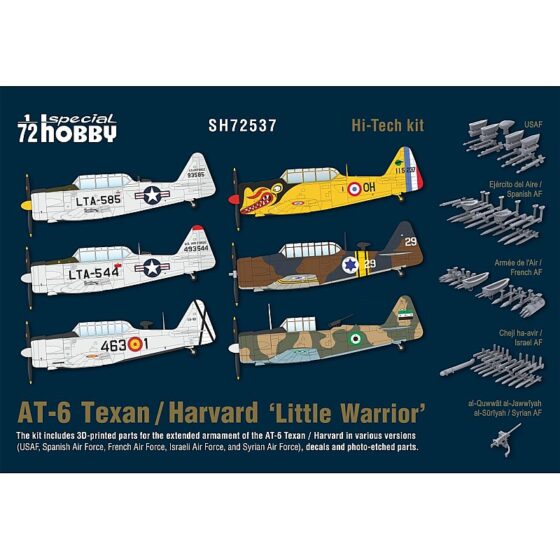Special Hobby AT-6 Texan/Harvard Little Warrior (1/72) SH72537 Special Hobby AT-6 Texan/Harvard Little Warrior (1/72) SH72537