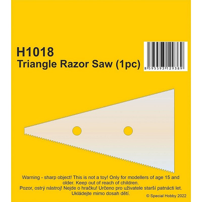 Special Hobby Triangle Razor Saw Blade H1018 Special Hobby Triangle Razor Saw Blade H1018
