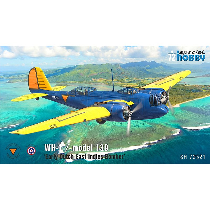 Special Hobby WH-1 Model 139 Dutch East Indies Bomber (1/72) SH72521 Special Hobby WH-1 Model 139 Dutch East Indies Bomber (1/72) SH72521