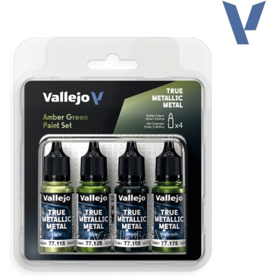 Vallejo Amber Green Paint Set 77.266 Vallejo Amber Green Paint Set 77.266
