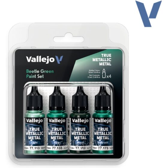 Vallejo Beetle Green Paint Set 77.265 Vallejo Beetle Green Paint Set 77.265