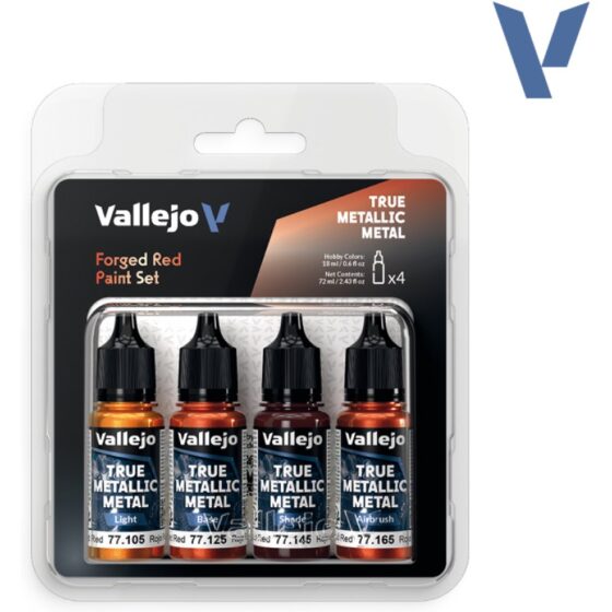 Vallejo Forged Red Paint Set 77.260 Vallejo Forged Red Paint Set 77.260