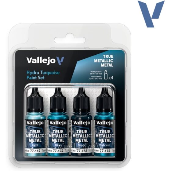 Vallejo Hydra Turquoise Paint Set 77.264 Vallejo Hydra Turquoise Paint Set 77.264