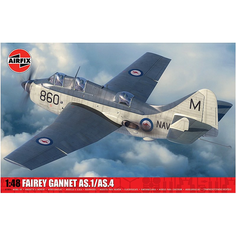 Airfix Fairey Gannet AS.1/AS.4 Export Schemes 1/48 A11007A