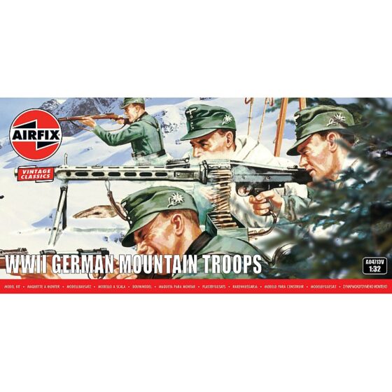 Airfix German Mountain Troops (1/32) A04713V Airfix German Mountain Troops (1/32) A04713V