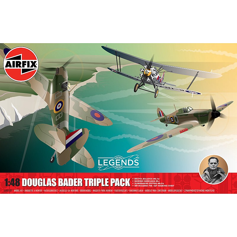 Airfix Legends - Douglas Bader - Triple Pack 1/48 A40101