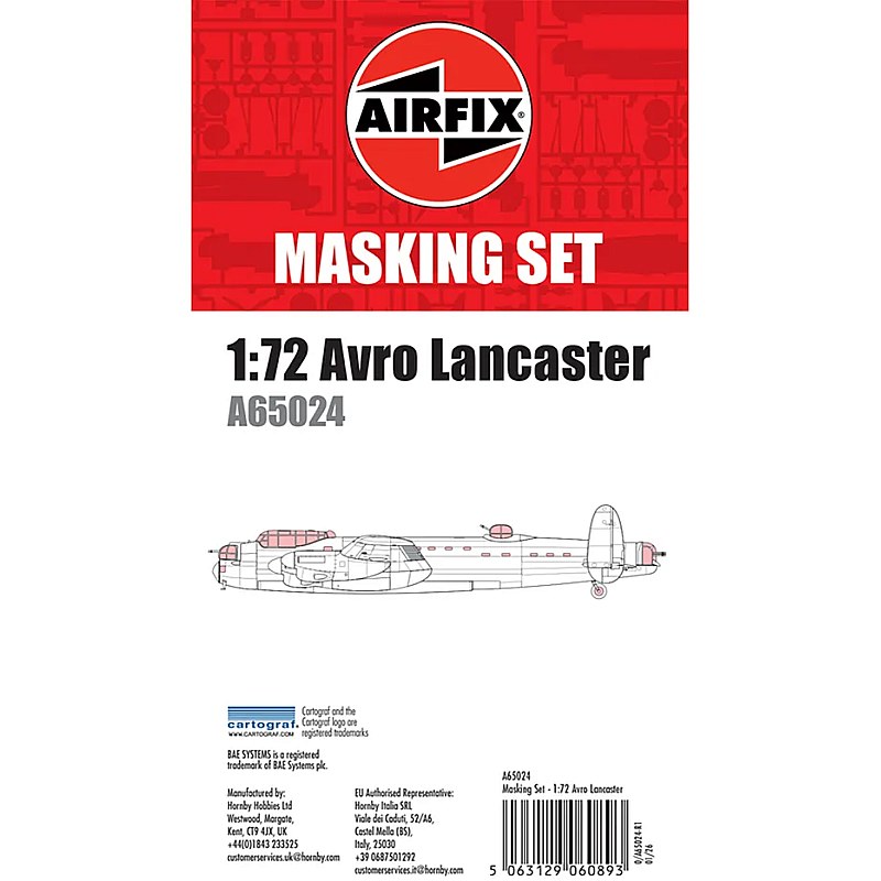 Airfix Masking Set - Avro Lancaster 1/72 A65024