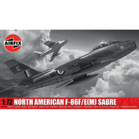 Airfix North American F-86F/E(M) Sabre (1/72) A03083A Airfix North American F-86F/E(M) Sabre (1/72) A03083A