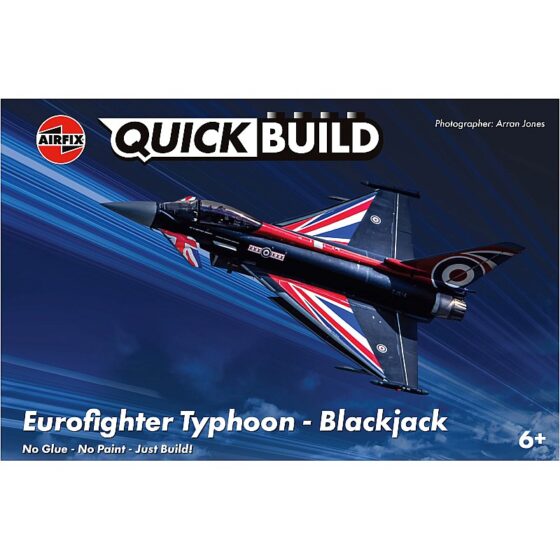 Airfix QUICKBUILD Eurofighter Typhoon Blackjack (1/72) J6059 Airfix QUICKBUILD Eurofighter Typhoon Blackjack (1/72) J6059
