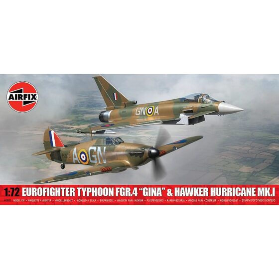 Airfix Eurofighter Typhoon FGR.4 GINA & Hurricane Mk.I (1/72) A40002 Airfix Eurofighter Typhoon FGR.4 GINA & Hurricane Mk.I (1/72) A40002