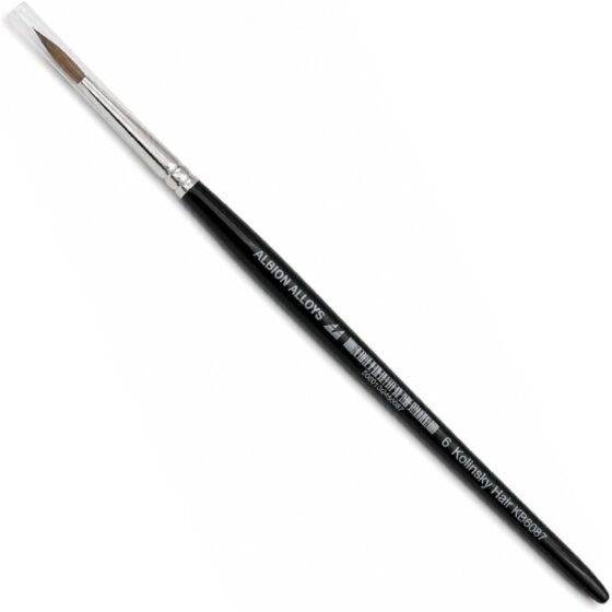 Albion Alloys Round Pointed Kolinsky Brush (Size 5) KB6087 Albion Alloys Round Pointed Kolinsky Brush (Size 5) KB6087
