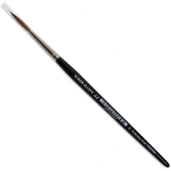 Albion Alloys Round Pointed Kolinsky Brush (Size 6) KB6094 Albion Alloys Round Pointed Kolinsky Brush (Size 6) KB6094