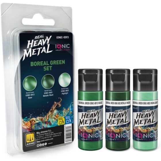 Ammo Real Heavy Metal Boreal Green Set IONIC-0593