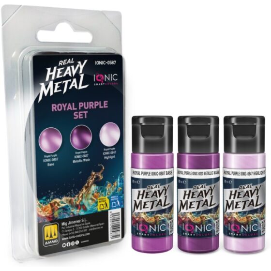 Ammo Real Heavy Metal Royal Purple Set IONIC-0587