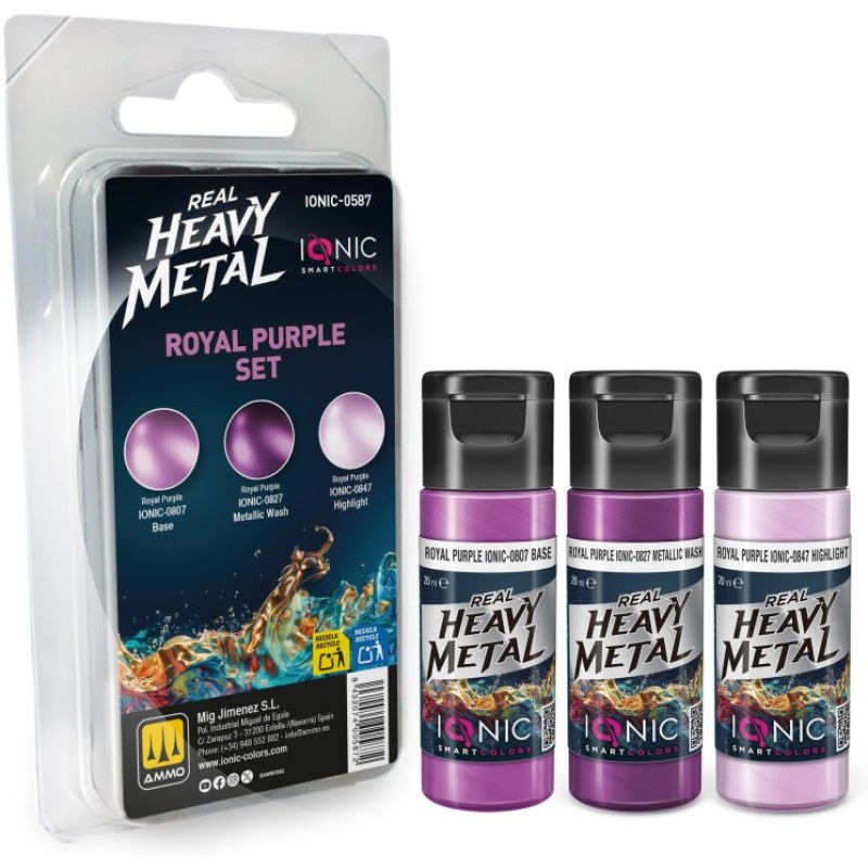 Ammo Real Heavy Metal Royal Purple Set IONIC-0587