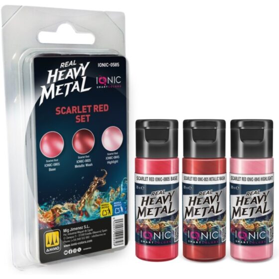 Ammo Real Heavy Metal Scarlet Red Set IONIC-0585