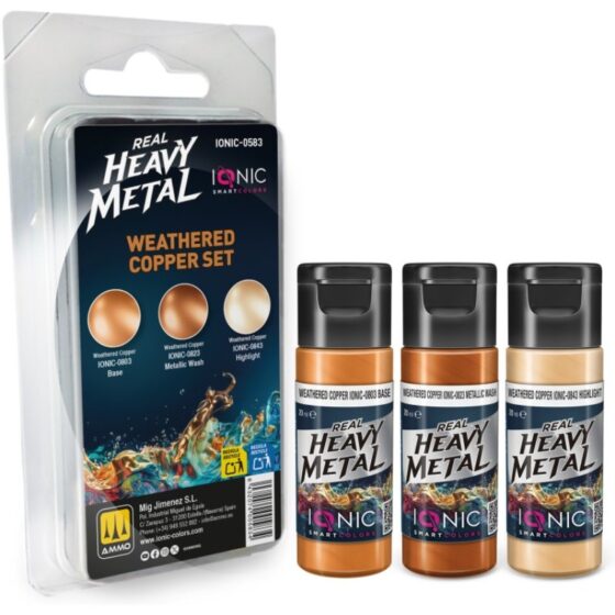 Ammo Real Heavy Metal Weathered Copper Set IONIC-0583