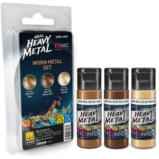 Ammo Real Heavy Metal Worn Metal Set IONIC-0597