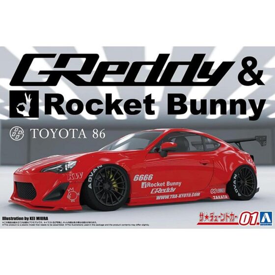 Aoshima Greddy & Rocket Bunny Toyota 86 (1/24) 200872 Aoshima Greddy & Rocket Bunny Toyota 86 (1/24) 200872