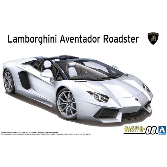 Aoshima Lamborghini Aventador Roadster (1/24) 204764 Aoshima Lamborghini Aventador Roadster (1/24) 204764