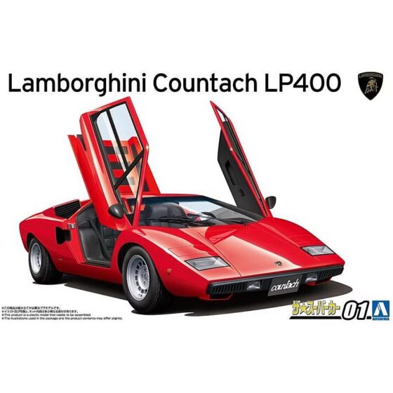 Aoshima Lamborghini Countach LP400 (1/24) 202418 Aoshima Lamborghini Countach LP400 (1/24) 202418