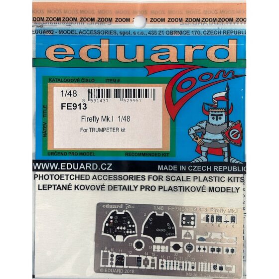 Eduard Firefly Mk.I PE Set for Trumpeter (1/48) FE913
