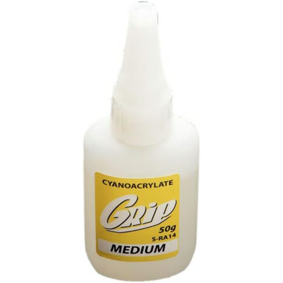 Grip Cyanoacrylate Medium (50g) S-RA14 Grip Cyanoacrylate Medium (50g) S-RA14