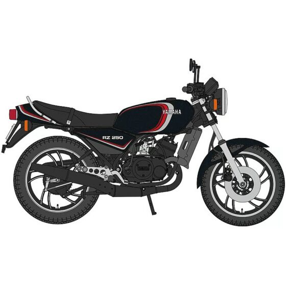 Hasegawa 1982 Yamaha RZ250 (4L3) Black 1/12 21786