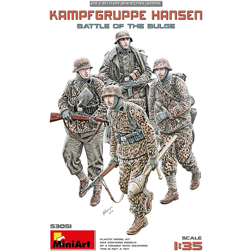 Miniart Kampfgruppe Hansen Battle of the Bulge (1/35) 53051 Miniart Kampfgruppe Hansen Battle of the Bulge (1/35) 53051