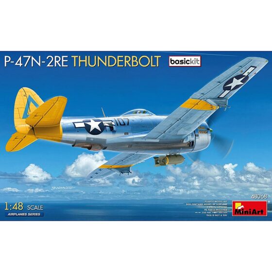 Miniart P-47N-2RE Thunderbolt Basic Kit (1/48) 48068 Miniart P-47N-2RE Thunderbolt Basic Kit (1/48) 48068