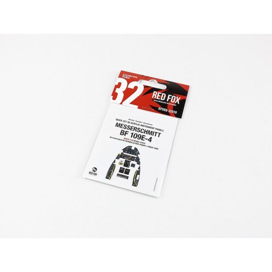Red Fox Studio Messerschmitt Bf 109E-4 (Dragon / Hobby 2000) 1/32 RFSQS-32010