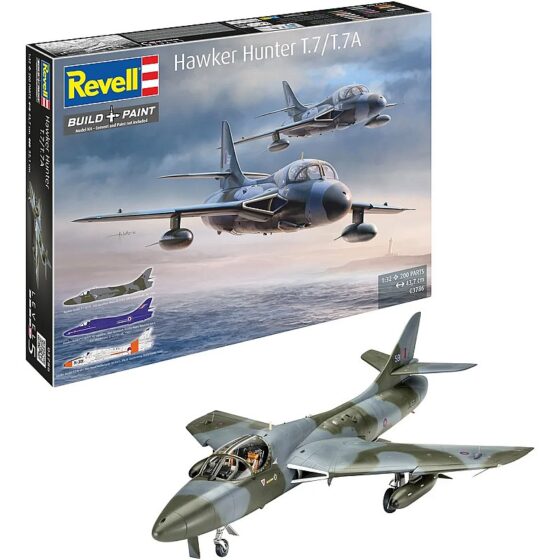 Revell Hawker Hunter T.7/T.7A (1/32) 03786 Revell Hawker Hunter T.7/T.7A (1/32) 03786