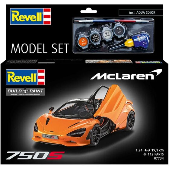 Revell Model Set McLaren 750S (1/24) 67734 Revell Model Set McLaren 750S (1/24) 67734