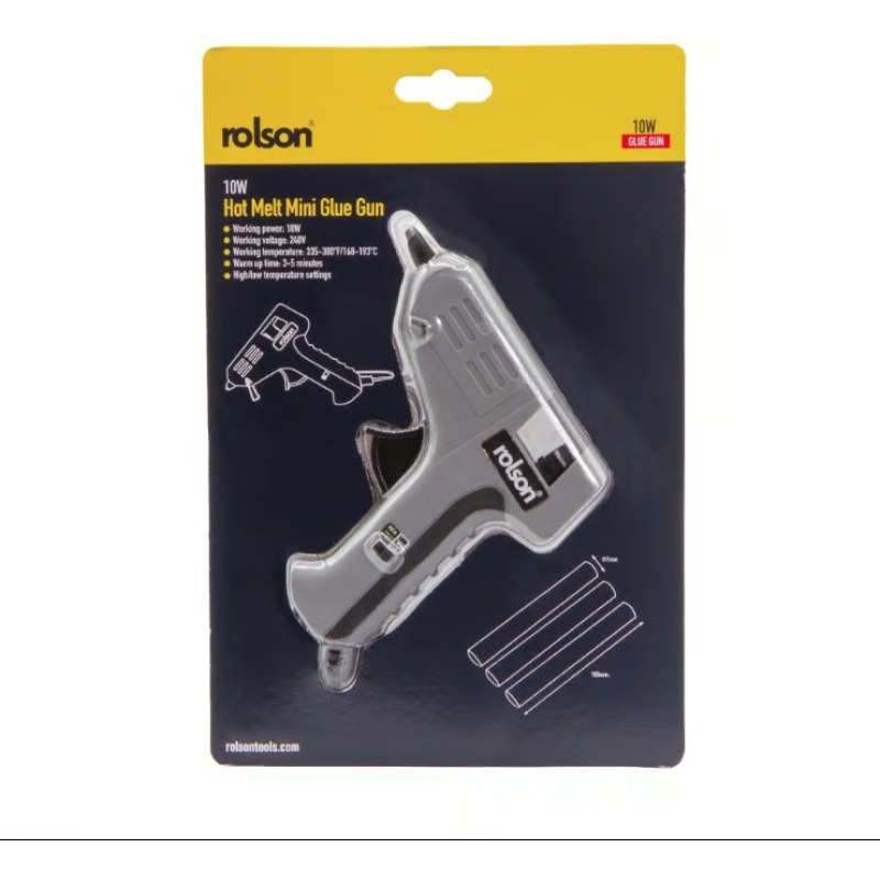 Rolson 240V Mini Dual Temperature Glue Gun 70525