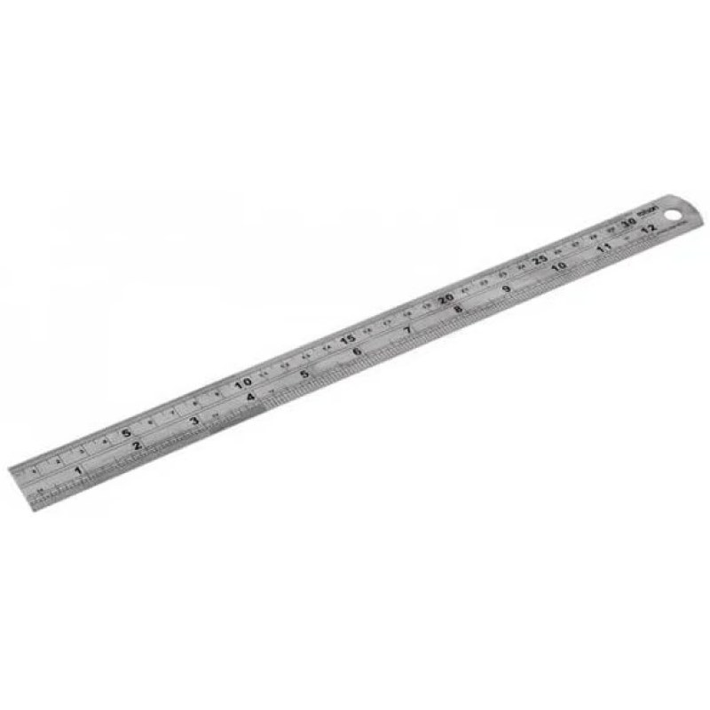 Rolson 300mm Stainless Steel Rule 50824