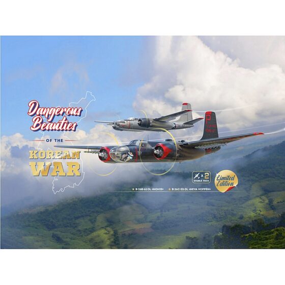 ICM Dangerous Beauties of the Korean War Set of 2 B-26 Invaders 1/48 48277