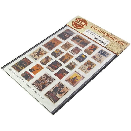 Matho Models WWI US Propaganda Posters (set 1) 1/35 35003 additional image 2