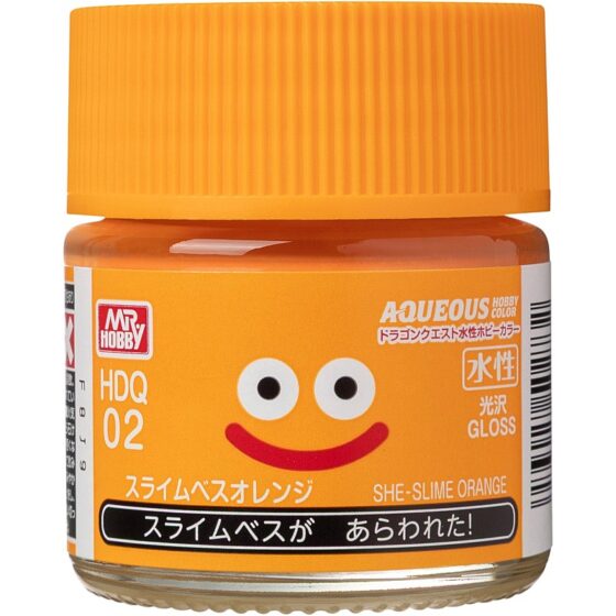 Mr Hobby HDQ-02 Aqueous Dragon Quest Color (10ml) She-Slime Orange HDQ-02