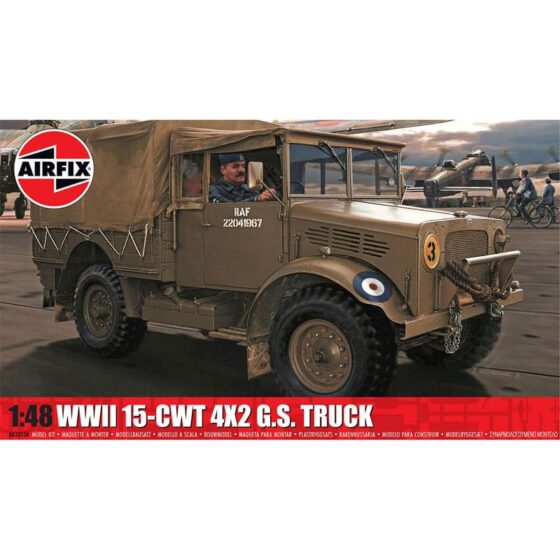 Damaged Box – Airfix WWII RAF 15-cwt 4 x 2 G.S. Truck (1/48) A03313A