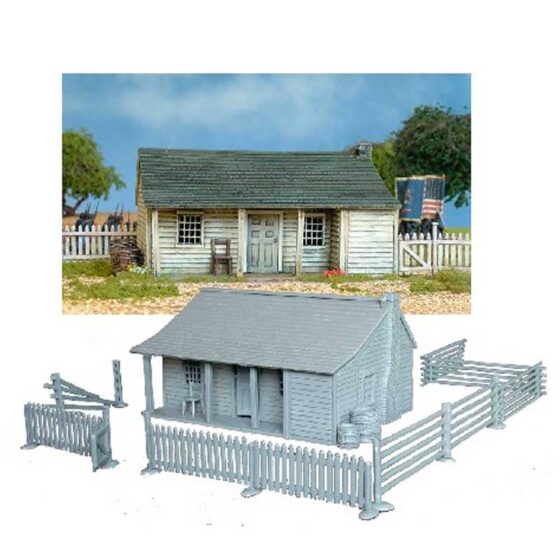 Damaged Box – Perry Miniatures North Americal Farmhouse 1750-1900 (28mm)