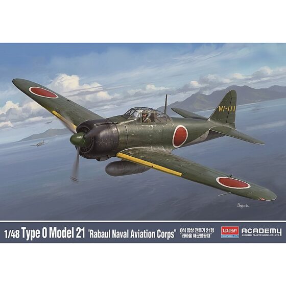 Academy Japanese Zero Model 21 "Rabaul Naval Aviation Corps" Carrier Fighter 1/48 12381