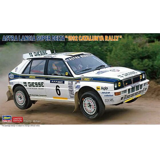 Hasegawa Astra Lancia Super Delta - 1992 Catalunya Rally 1/24 HALE20860