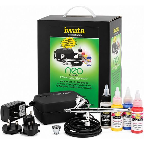 Iwata Neo Gravity-Feed Airbrushing Kit C-IW-120