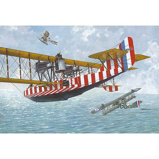 Roden British Royal Air Force Felixstowe F.2A Flying Boat Aircraft 1/72 047